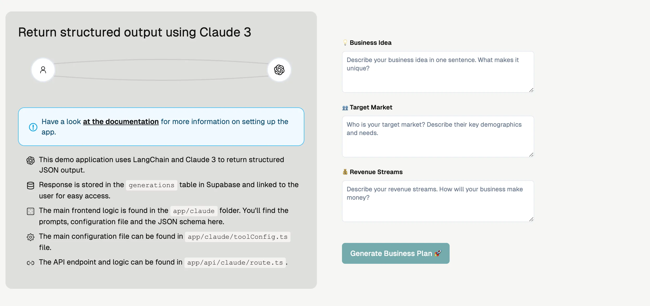 JSON or text with Claude 3